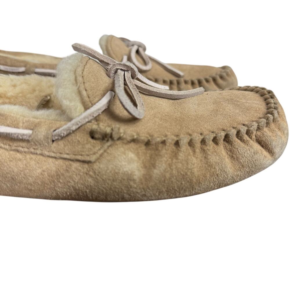 Ugg Dakota 5612 Suede Shearling Lined Leather Loafers Slippers Casual Shoes sz 8 - Picture 13 of 16